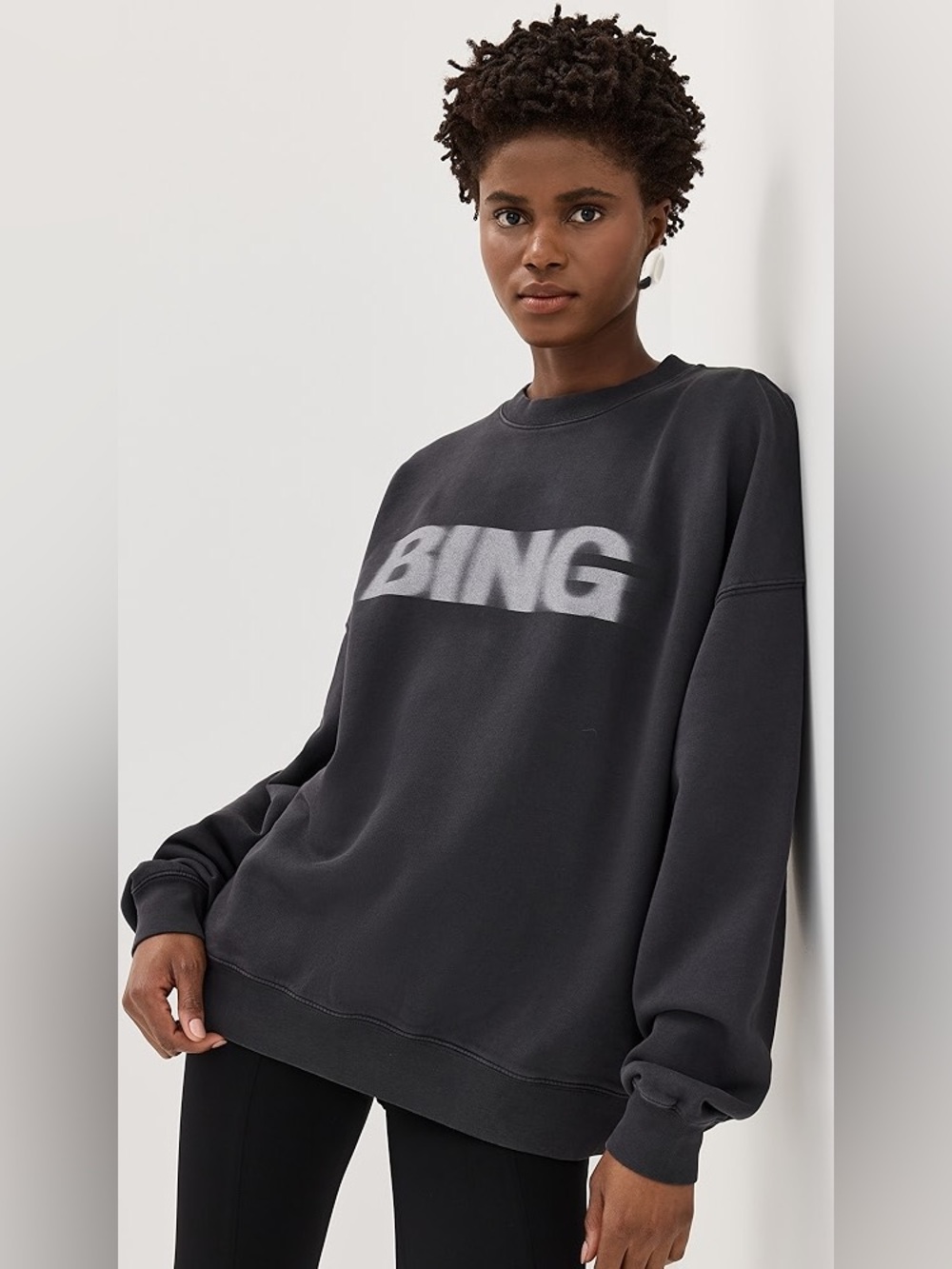 Anine Bing Miles sweatshirt blur